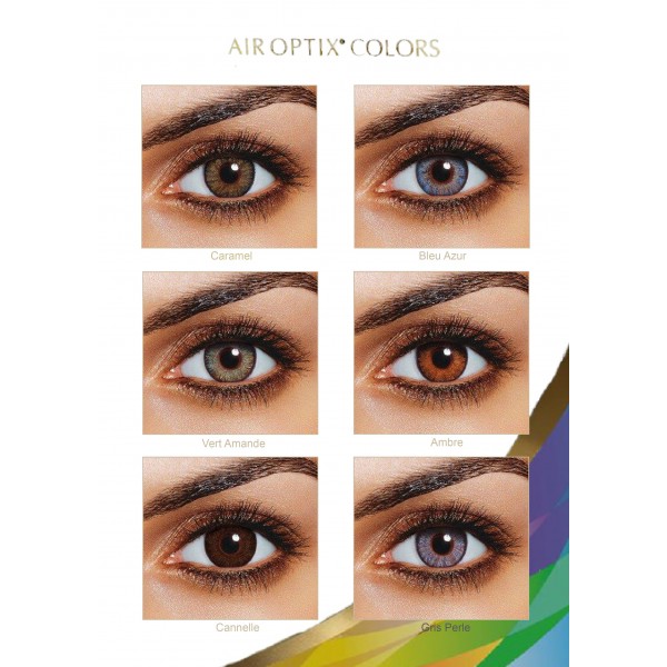 Air Optix Colors Chart